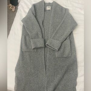 Abercrombie and Fitch Ribbed maxi cardigan
